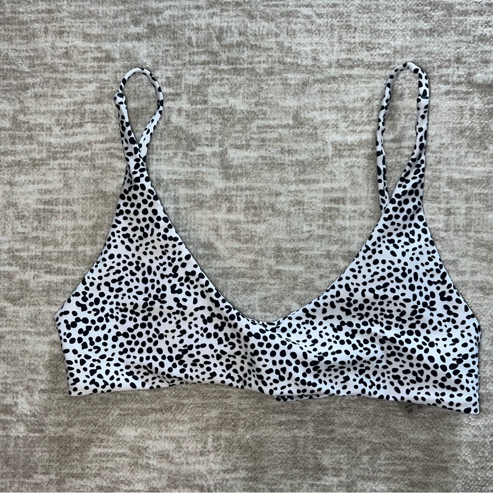 Dalmatian Tie Bikini Top